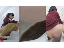 4カメ盗撮 お腹キュルキュル下痢ピー女 サンプル画像 4