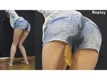 美尻自慢女子の 汚いピチピチズボンを持ち上げて！ サンプル画像 4
