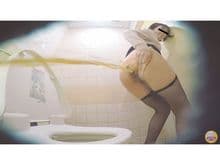 盗撮 便所駆け込みOL パンティずらし下痢便 4 ～嘆きの洋式便所編～ サンプル画像 2