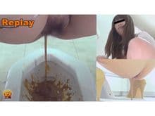 トイレ盗撮 恥音炸裂！ビチビチぶっぱなし！跳ねっ返る下痢便2 サンプル画像 3