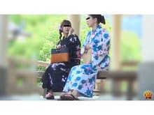 追跡撮 浴衣美人 緊急うんこ サンプル画像 2