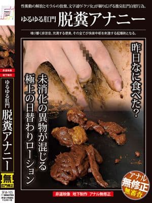 ゆるゆる肛門脱糞アナニー サンプル画像 1