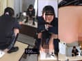 鏡を見ながらのウンコ 恥態鏡覗糞姿５ サンプル画像 10