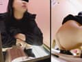 実録・面接に来た女に下剤を飲ませ排泄姿を覗いた上、 ウンコを採取してみた。13 サンプル画像 1