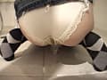 ネットで出会った援交女子○生をダマして○制脱糞 サンプル画像 9