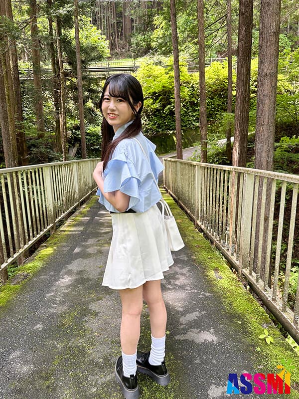 ドキドキ露出！ALLホンモノ精子！温泉旅行で初めての野外真正アナル中出し3本番 東雲あずさ サンプル画像 1