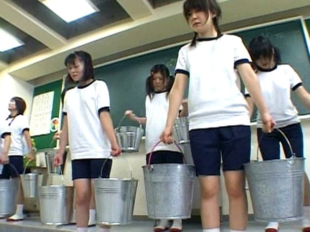 ナチュラルハイ年末スペシャル 女子○学生体罰教室 サンプル画像 8