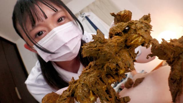 美少女訪問ナース 月乃すず くっさい汚パンツとウンコで強性スカトロ看護 サンプル画像 10