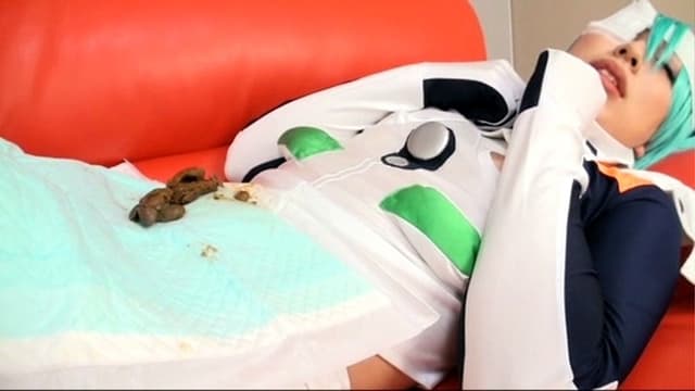 ウンチまみれのアニコス女 涼宮ハ○ヒ と 綾波○イ サンプル画像 9