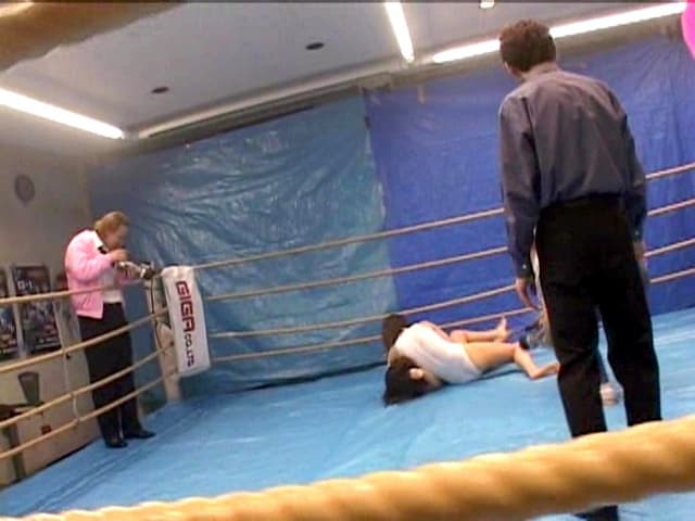 第1回 G1浣腸バトル 梶原ゆりVS秋本みすず 準決勝第1試合 サンプル画像 2