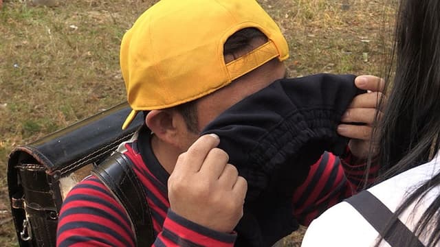 原作 マサキ真司「毒姫の蜜 琥珀」 少女野外うんこ垂れ流し遊戯 桜夜まよい サンプル画像 4