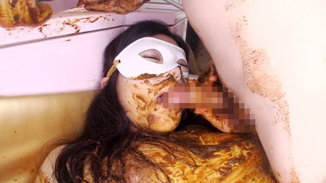 夫公認パート主婦35歳 単身上京スカトロ性交体験 サンプル画像 17
