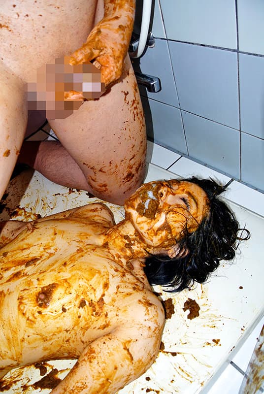 糞を漏らしながらSEXする下品な淫猥痴女 サンプル画像 20