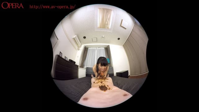 【VR】絶景VR！脱糞見せつけ糞フェラ遊戯！ 神崎まゆみ サンプル画像 9
